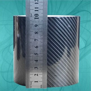 Карбонова Бронеплівка на авто &quot;Карбон 5D&quot; (10см) захисна плівка на пороги