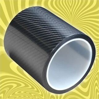 Карбонова Бронеплівка на авто &quot;Карбон 5D&quot; (10см) захисна плівка на пороги