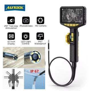 Бороскоп автомобільний Autool SVB305 Відеоскоп Ендоскоп поворотний професійний