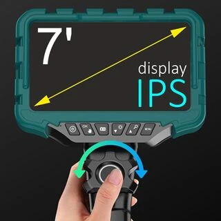 Бороскоп Nidage A71 Відеоскоп з поворотною камерою та екраном для авто