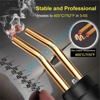 Паяльник для пластика PW-70 зі скобами 200шт Термостеплер